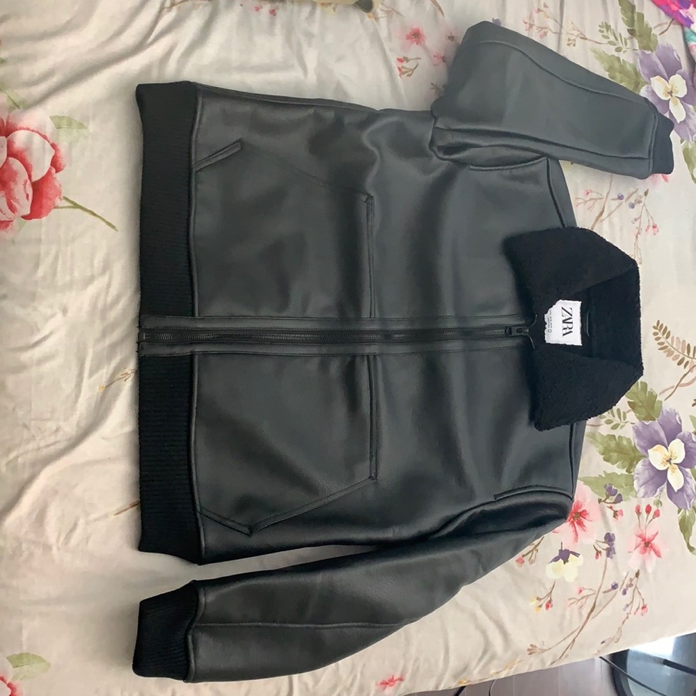 Brand New Zara Leather Jacket